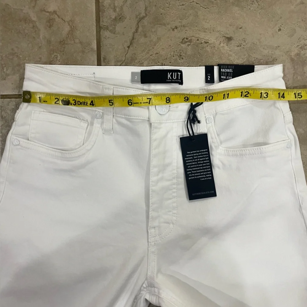 KUT From The‎ Kloth High Rise Rachel Fab AB Mom Jean sz 2 - Picture 8 of 10